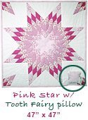Pink Texas Star Quilt