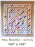 Tan BowTie Quilt