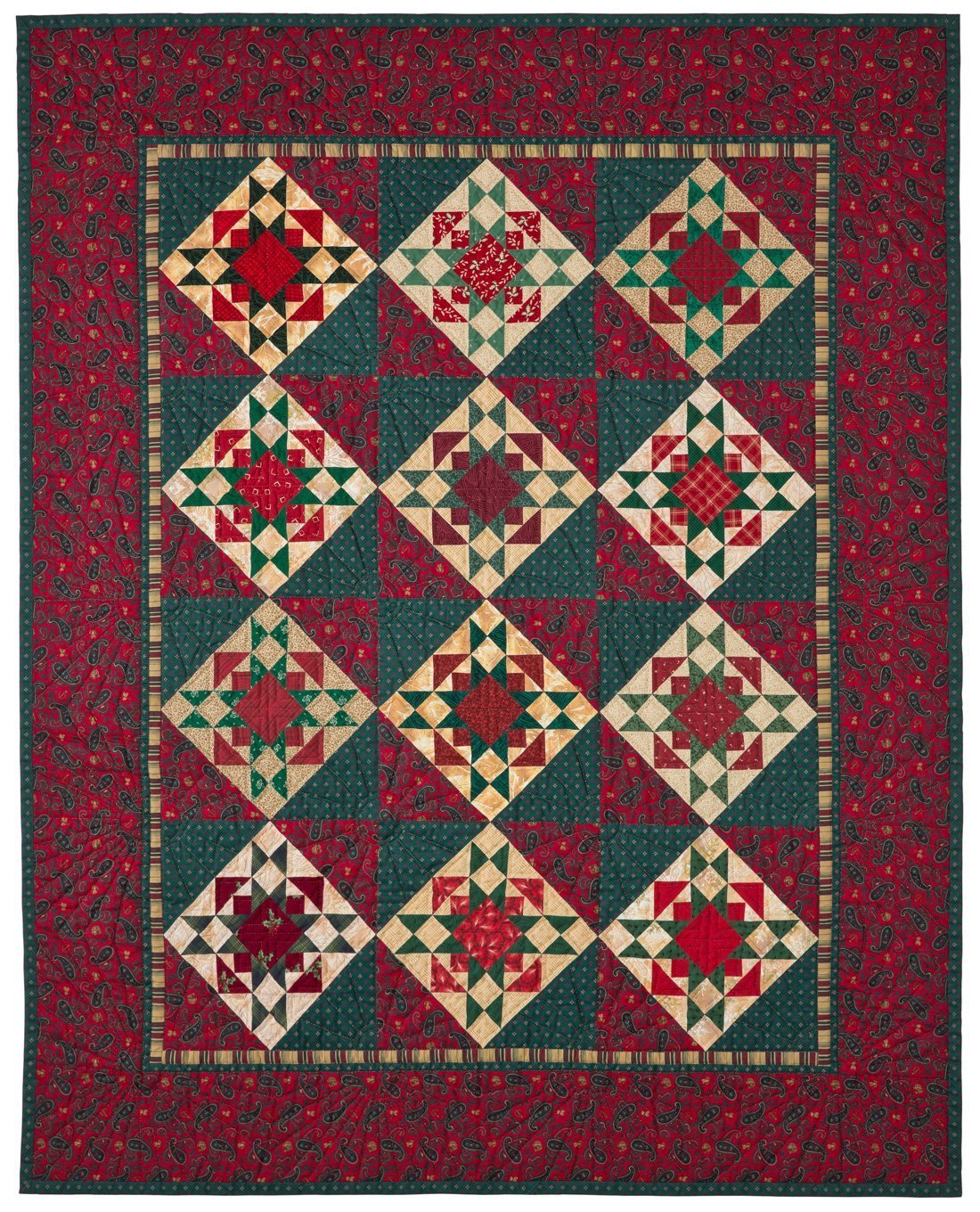 Christmas Star Quilt by Judy Hopkins